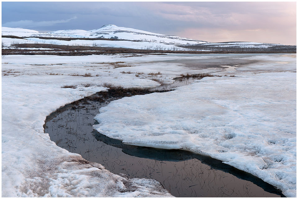 Tauwetter (08) Mitternacht auf der Hochfläche der Finnmark