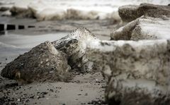 Tauwetter am Strand von Hiddensee