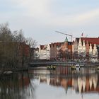 Tauwetter in Lübeck an der Ober- und Untertrave