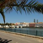 Tavira zählt zu der schönsten und romantischsten Stadt der Ostalgarve. Im Hintergrund....