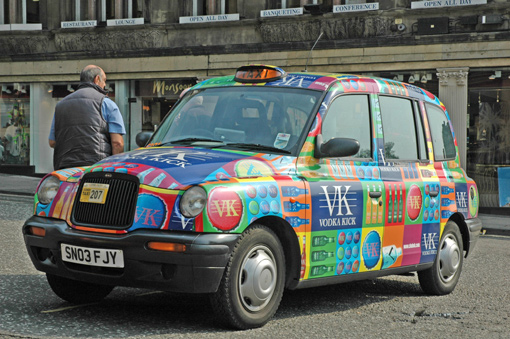 Taxi ad Edinburgh