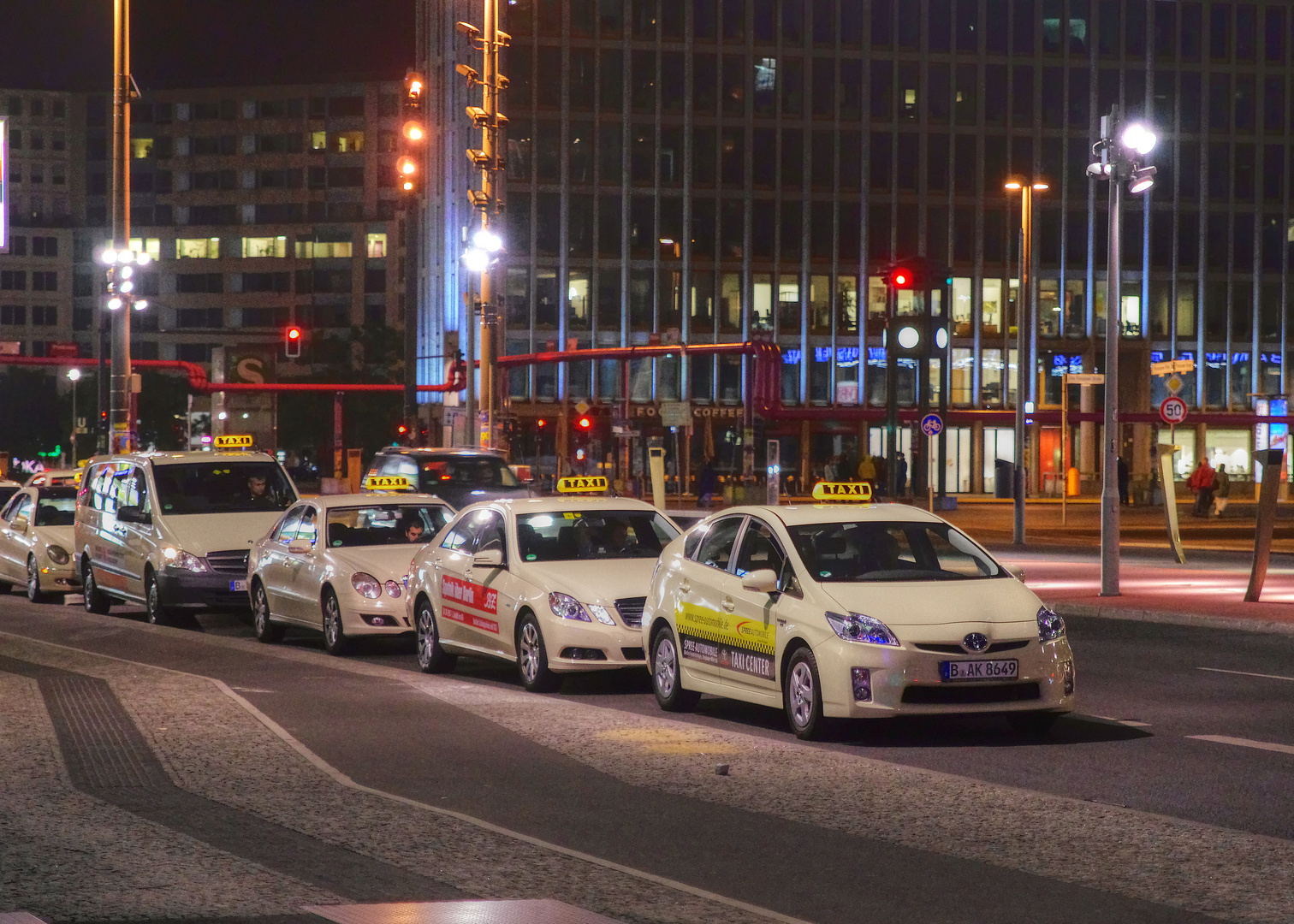 Taxi am Potsdammer Platz