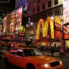 Taxi am Times Square...