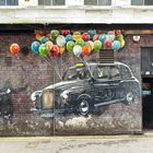 Taxi Balloon Mural