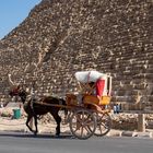 Taxi bei den Pyramiden