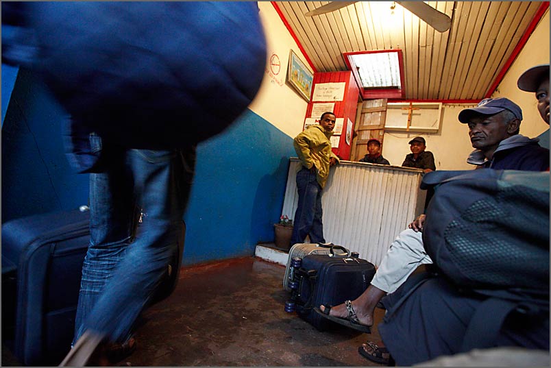 Taxi Brousse Station in Fianarantsoa