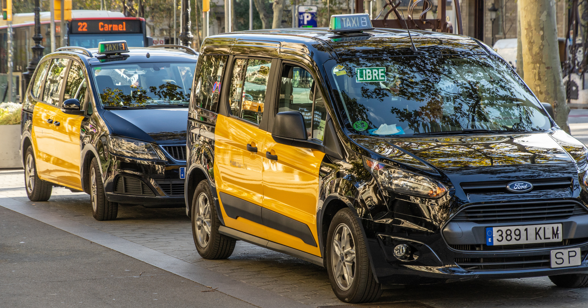 Taxi frei - Barcelona