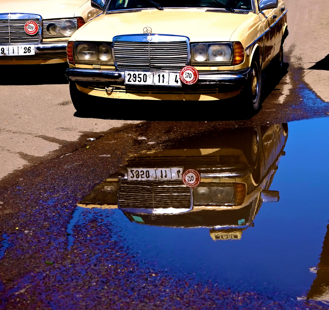 Taxi in Marrakech, Marokko