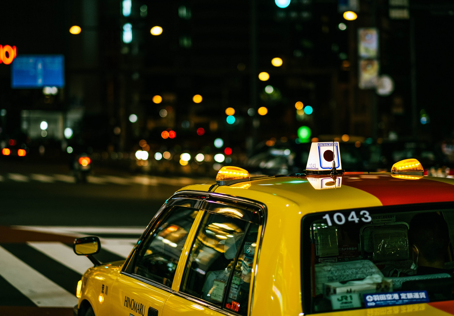 Taxi in Tokio