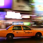 Taxi on the run in New York