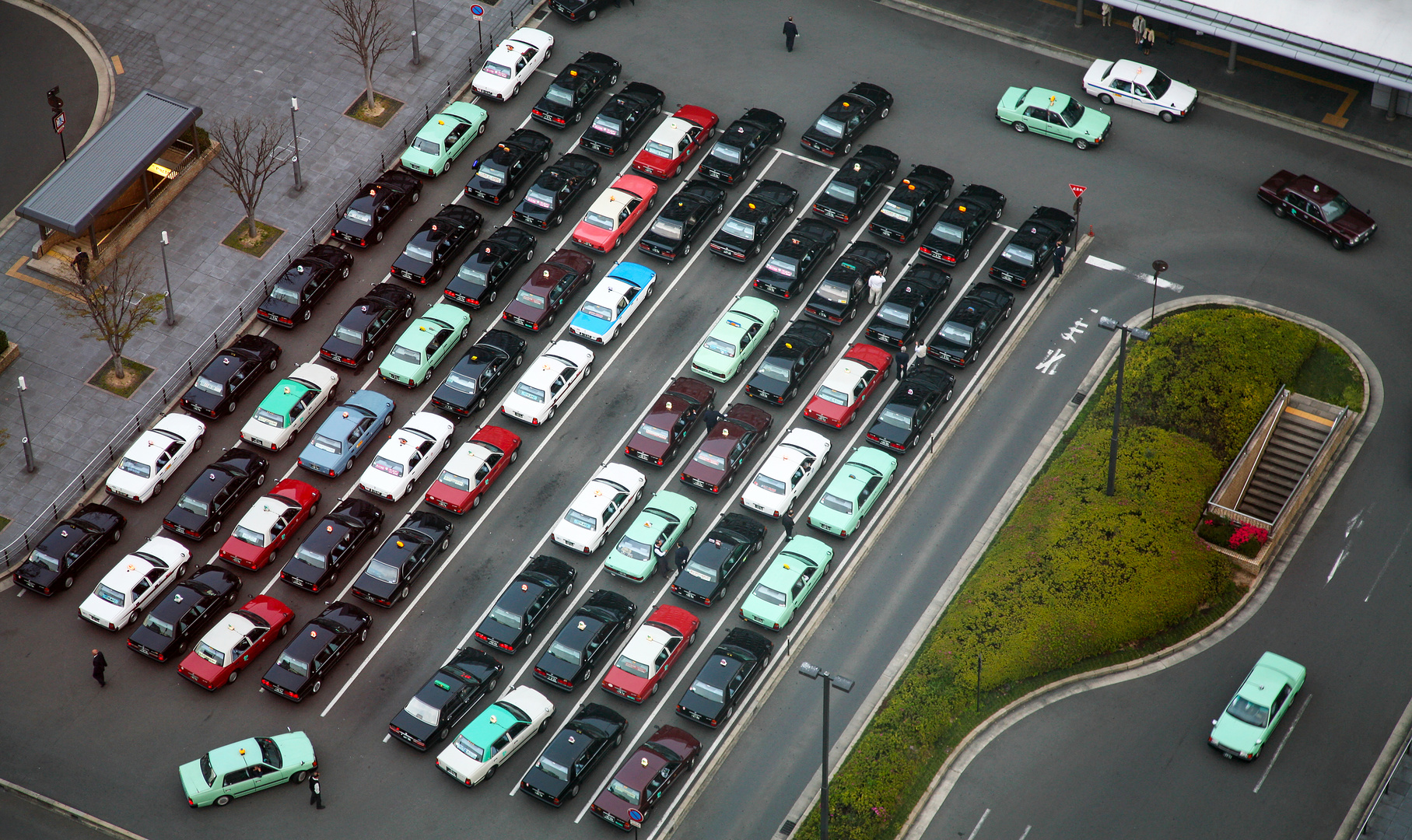 Taxi-Ordnung in Japan