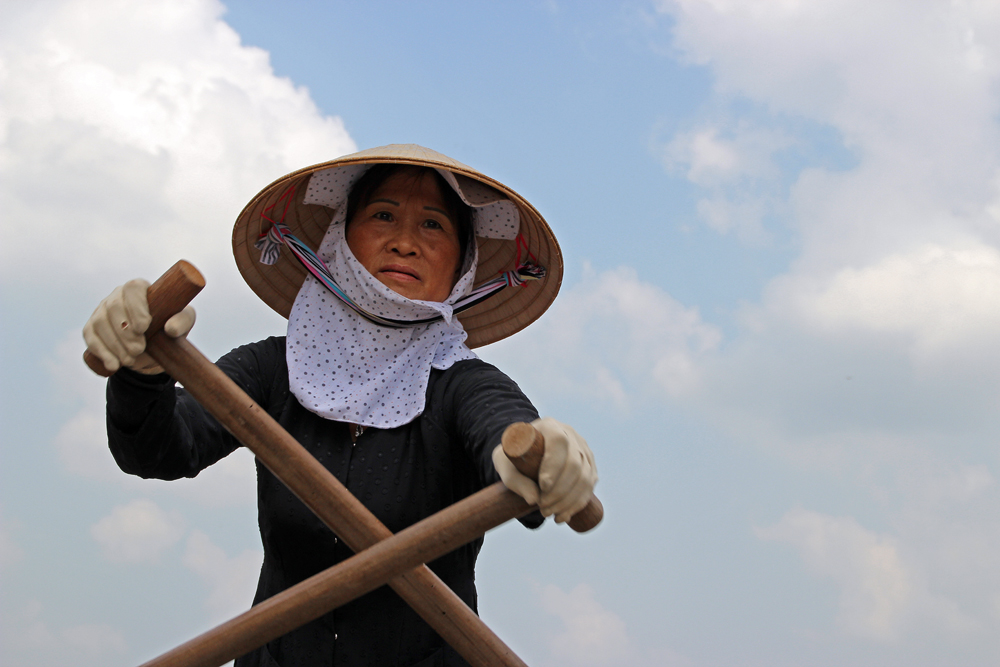 Taxi-Service auf dem Mekong