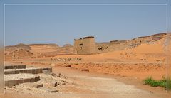 Taxi Stand vor Wadi es-Sebua