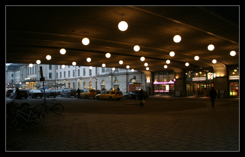 Taxi Station in Stockholm