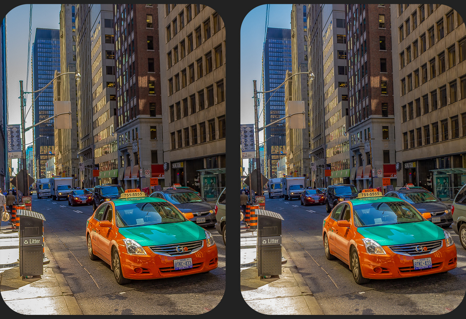 Taxi, Toronto 3-D