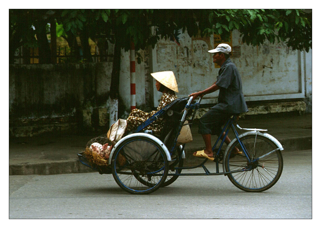 Taxi vom Markt nach Hause