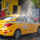 Taxi waschen in El Chorillo