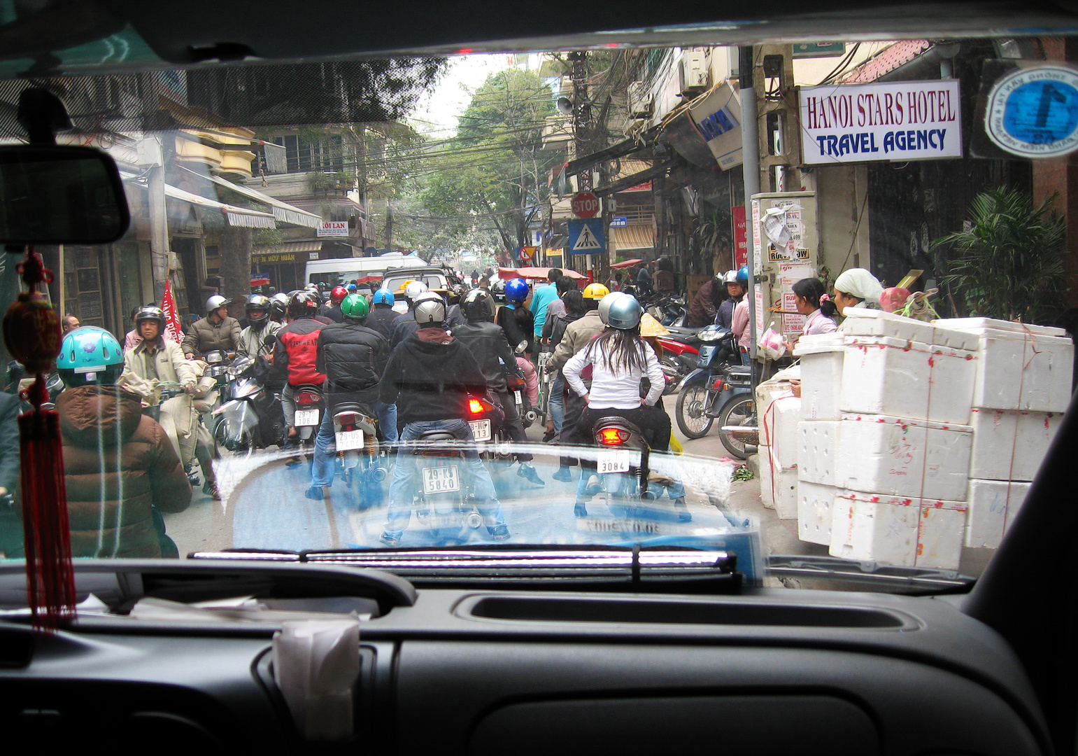 Taxifahrt in Hanoi