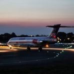 Taxiing onto the Runway