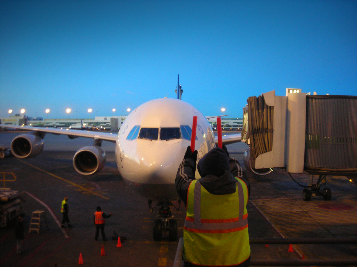 Taxiing to the Gate