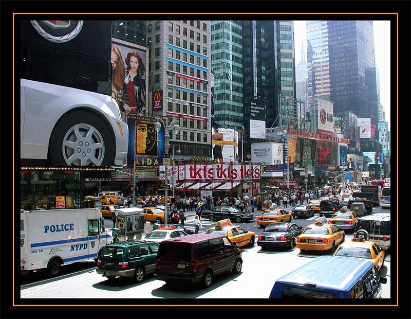 Taxis am Times Square