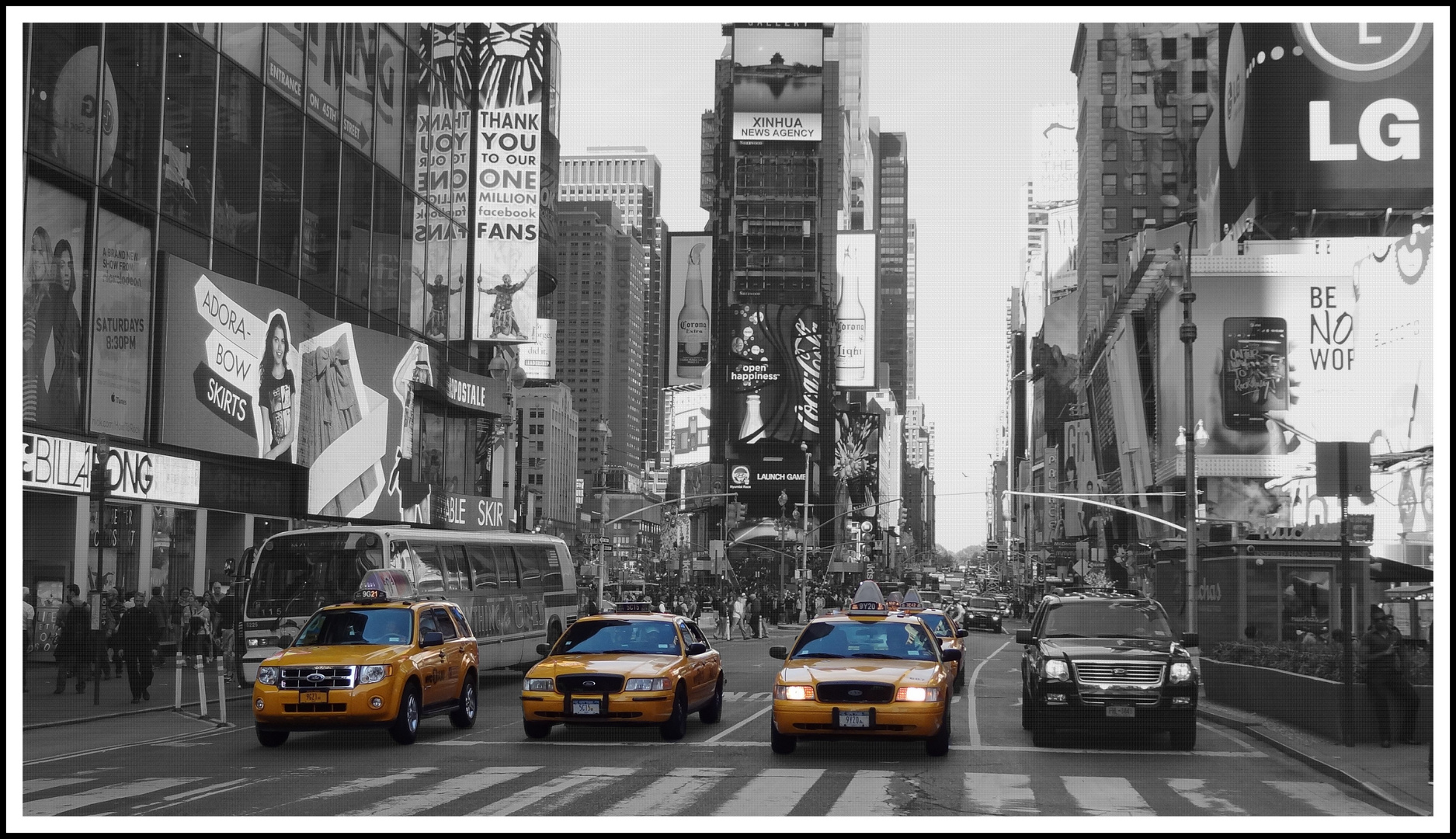 Taxis jaunes in N-Y