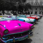 Taxistand in Havanna Kuba Cuba