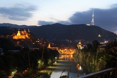 Tbilisi - Tiflis bei Nacht