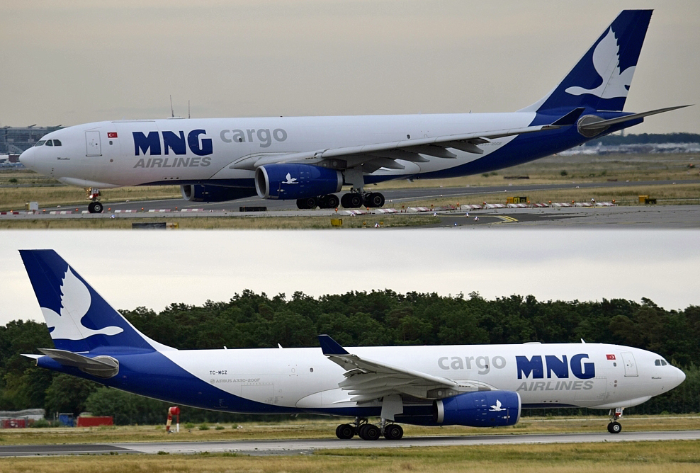TC-MCZ  Airbus A330-200F   FRA gestern - MNG Airlines Cargo