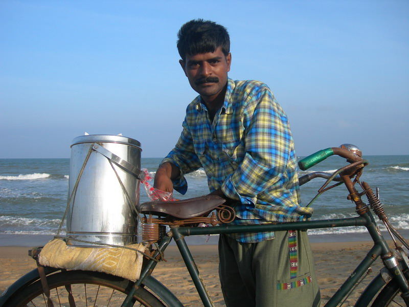 Tea man. Mamallapura