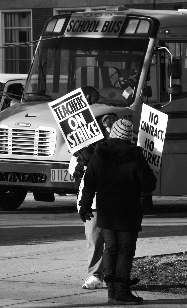 Teachers On Strike