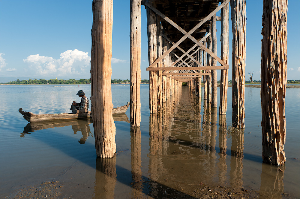 Teak Wood Bridge