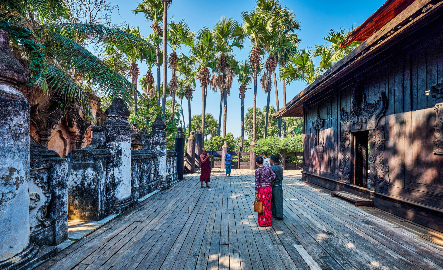 Teakholzkloster Bagaya