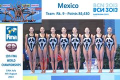 Team Mexico WM Barcelona 2013