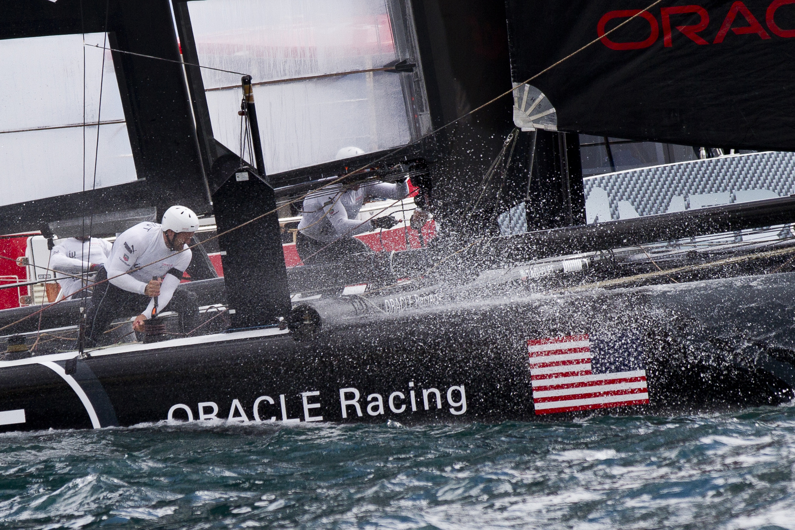 Team Oracle Coutts (USA) - Harte Arbeit!