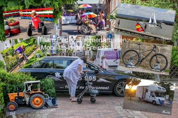 Team Pedro, Themenarbeiten: Mobilität in der Freizeit.