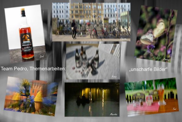 Team Pedro, Themenarbeiten: "unscharfe Bilder"