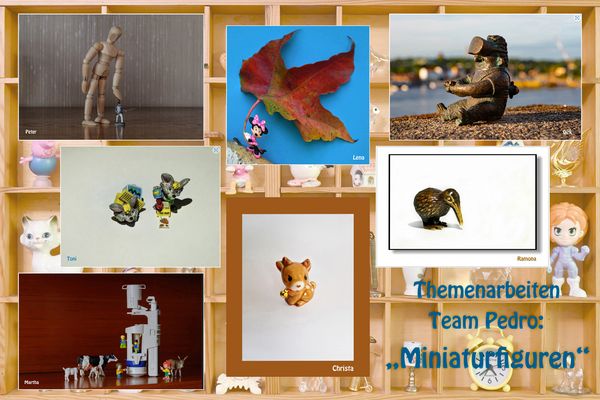 Teamarbeiten Team Pedro: "Miniaturfiguren"