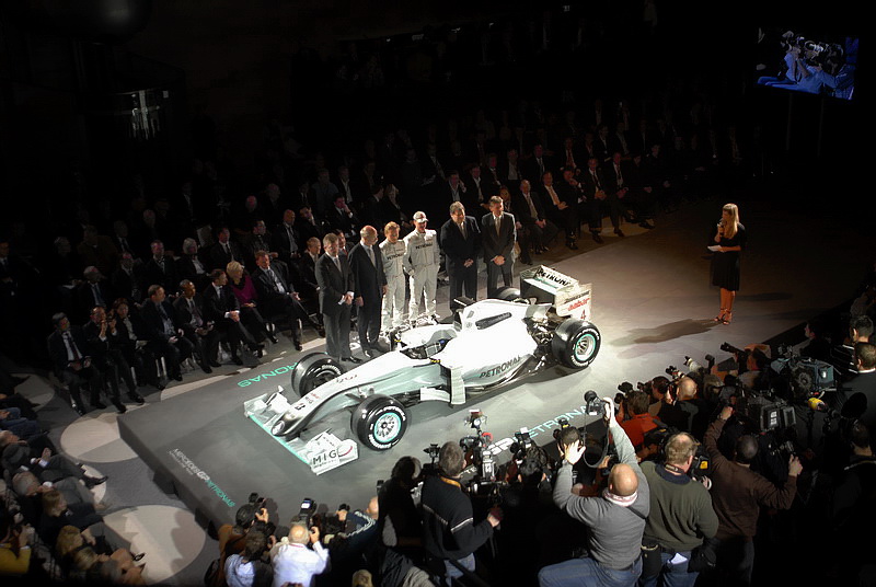 Teampräsentation MercedesGP Petronas in Stuttgart