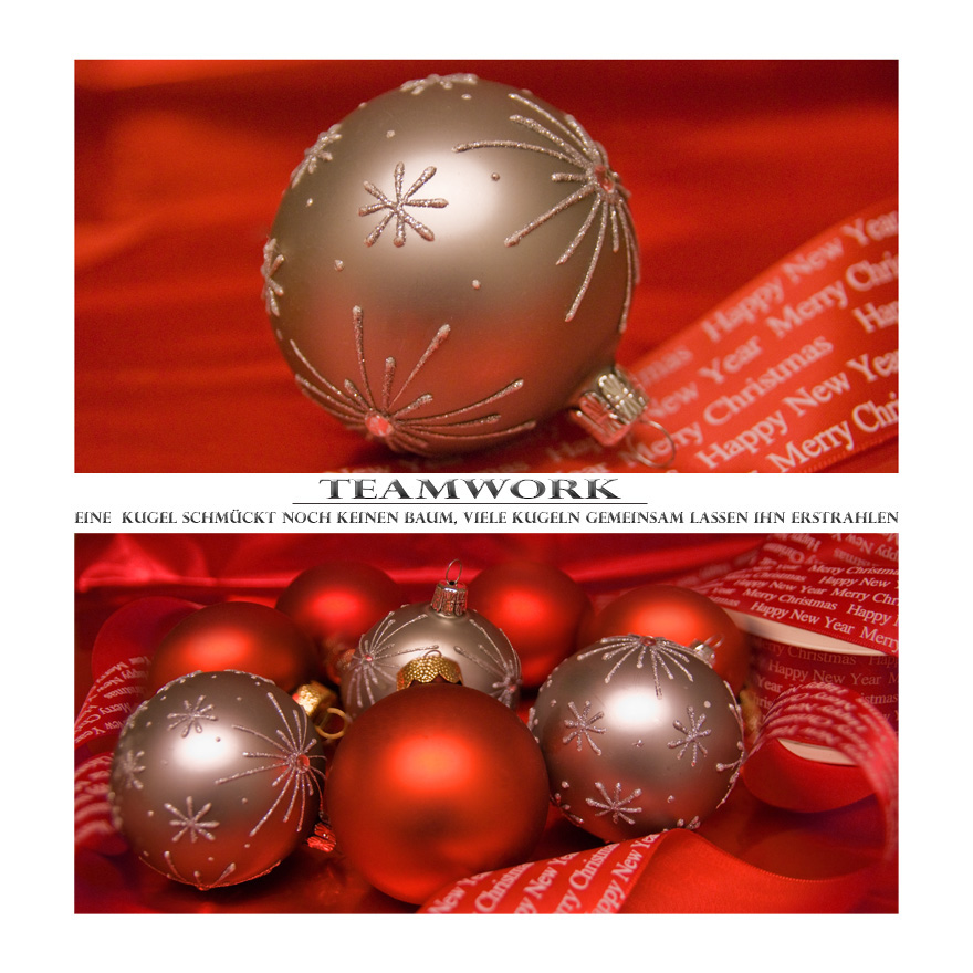 Teamwork Foto &amp; Bild | karten und kalender, weihnachtskarten