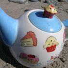 Teapot on the beach