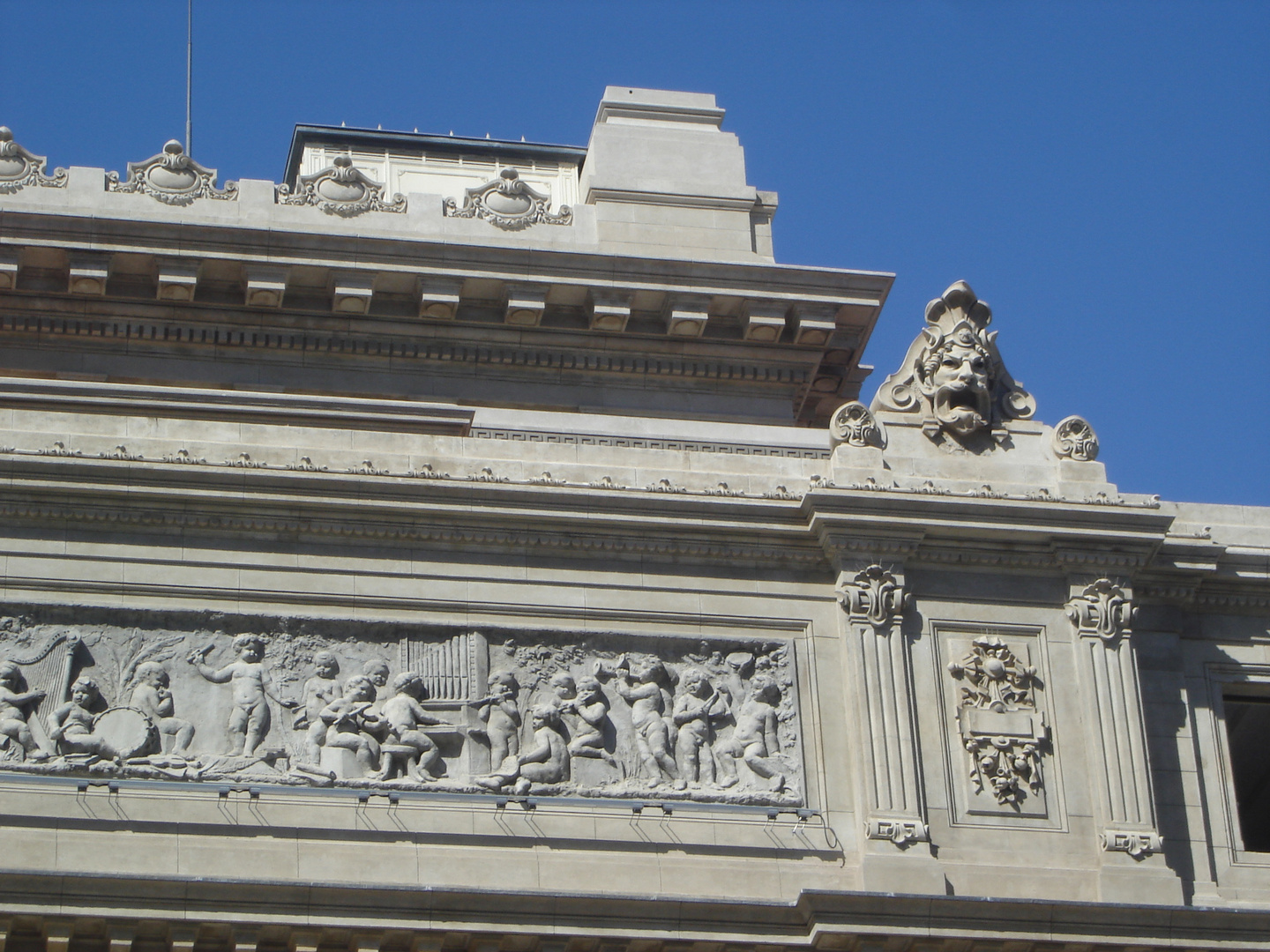 teatro Colón detalle fachada