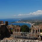 Teatro Greco, Taormina, gegen Ätna