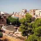 Teatro Romano y centro de Malaga.