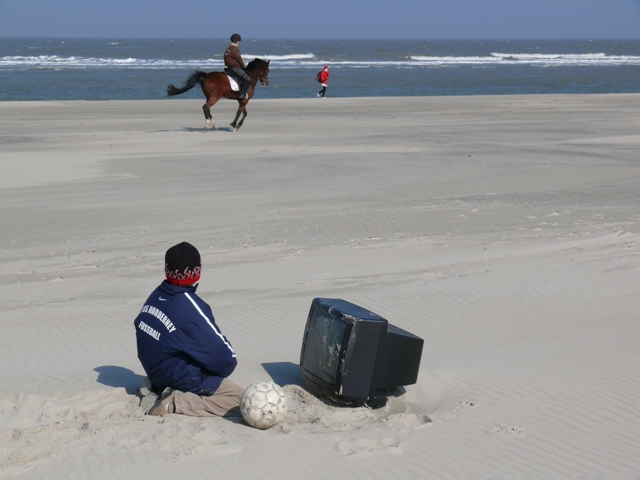 Technik am Strand