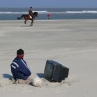 Technik am Strand