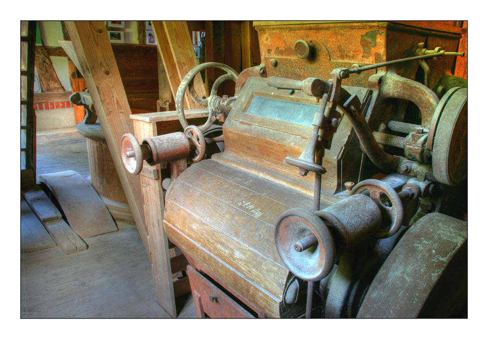 Technik der Wassermühle Iggenhausen