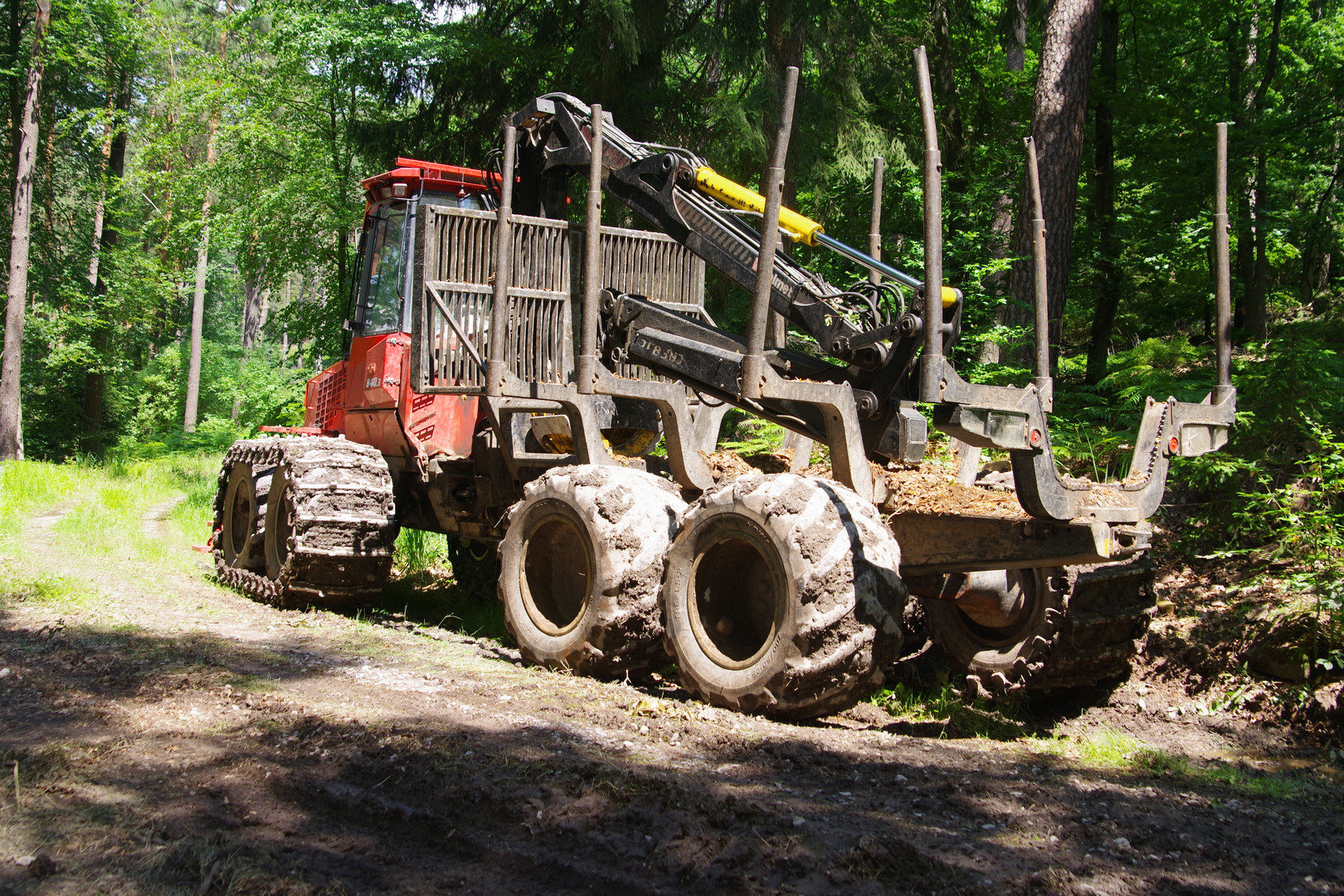 Technik im Wald