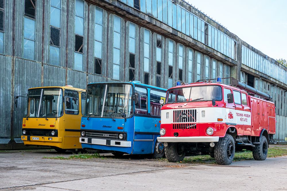 Technik-Museum Pütnitz zeigt Fahrzeuge des Ostens