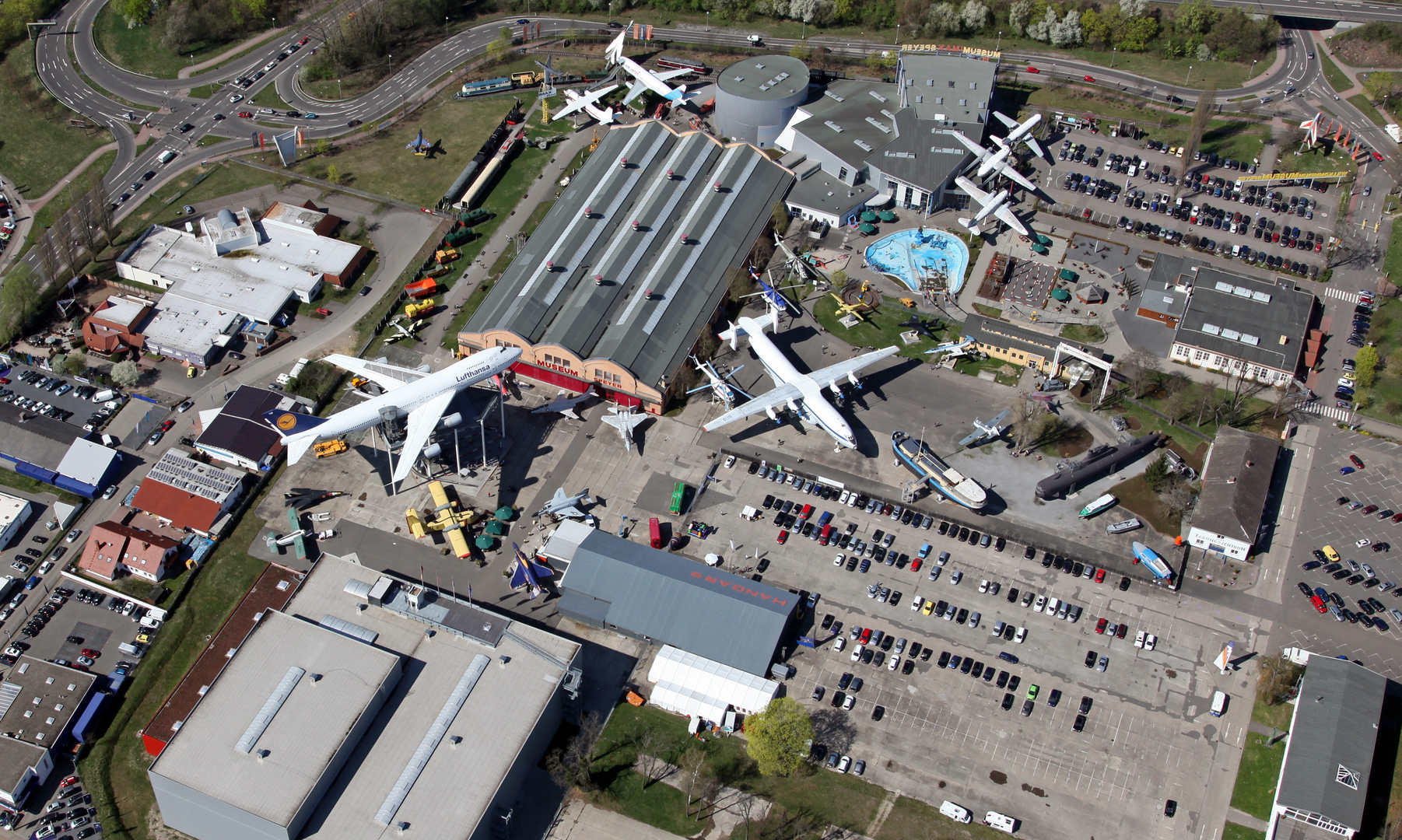 Technikmuseum Speyer,Luftbild